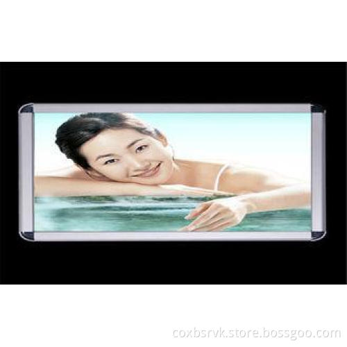 Edge Lit Aluminum Led Backlit Light Box Advertising , Metal